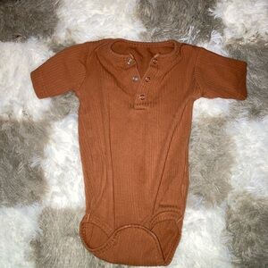 Cozy Brown Kids One Piece